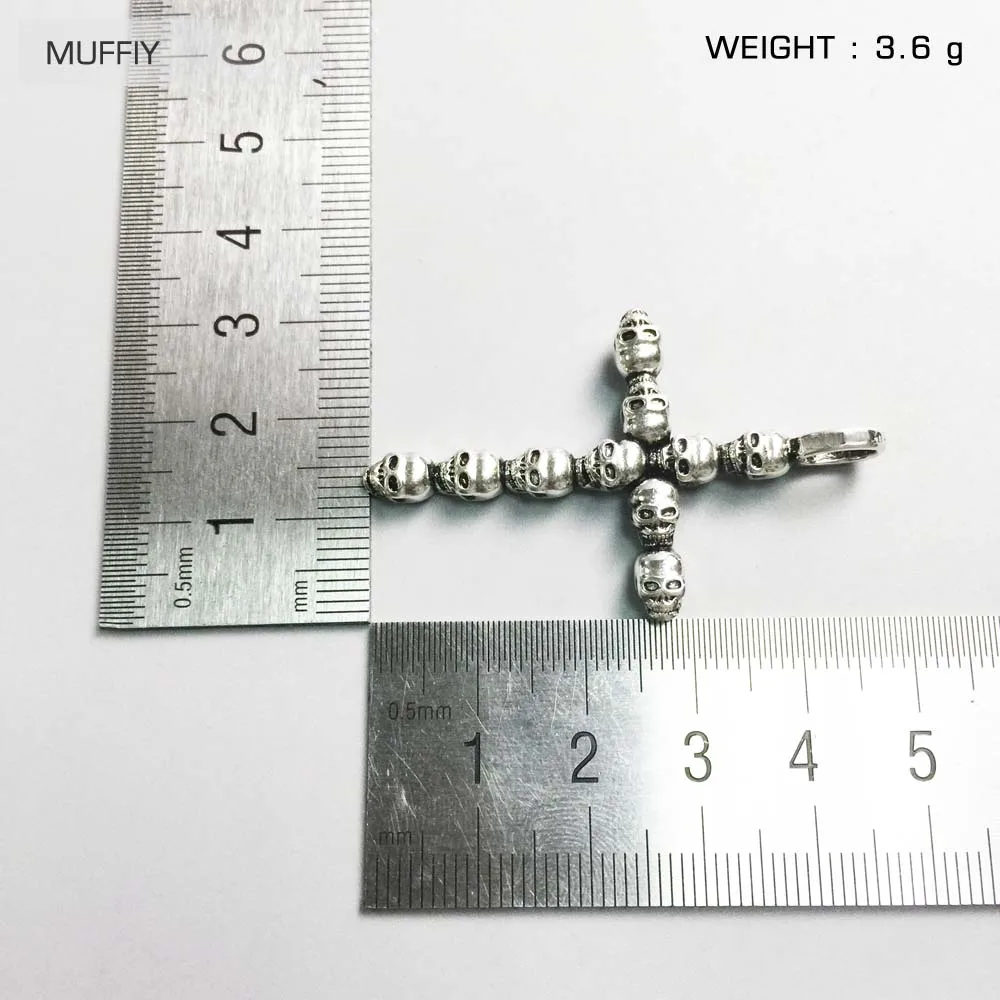 Skull Cross Pendant,Europe Style Rebel Fashion Good Jewerly For Men And Women,  Gift In 925 Sterling Silver,Super Deals