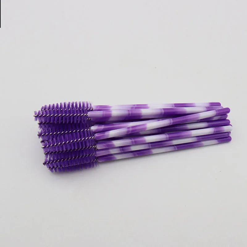 Fashion Eyelash Extension Brushes  Disposable Mascara Wands Applicator Lashes Tools 1000pcs/lot Colorful Handle 6 Colors