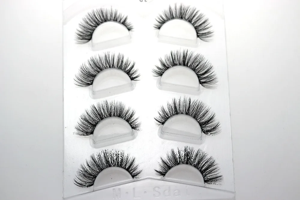 HBZGTLAD Sexy 100% Handmade 3D mink hair Beauty Thick Long False Mink Eyelashes Fake Eye Lashes Eyelash High Quality 03