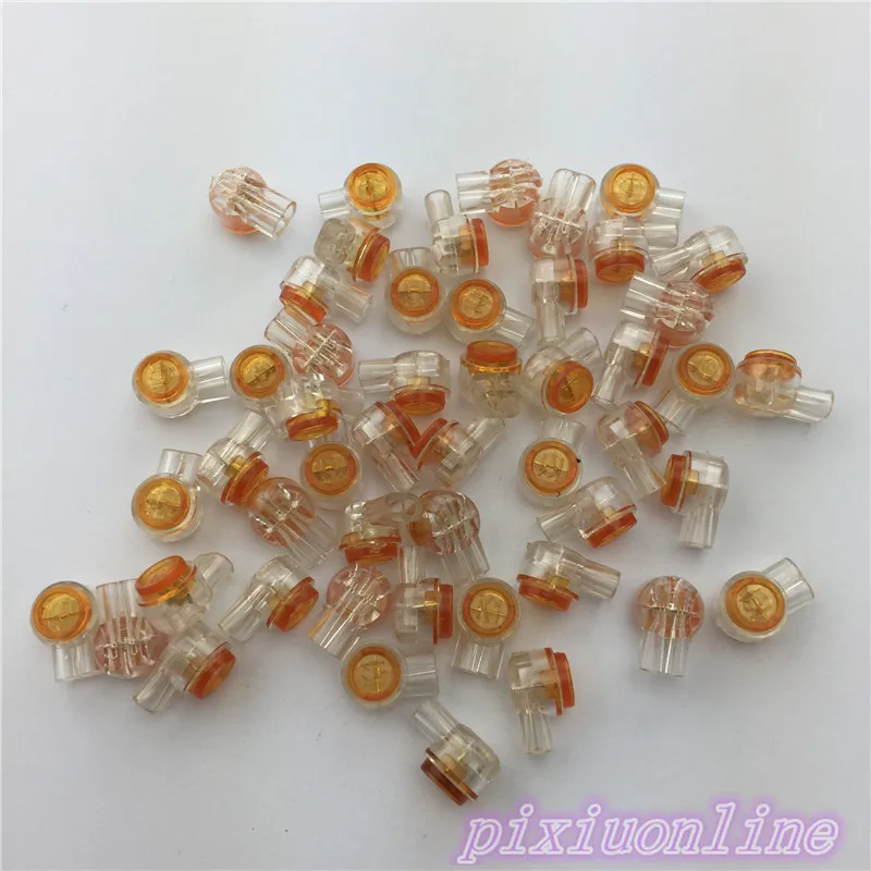 High Quality  50pcs/lot Button Gel Filled Phone Wire Butt Splice L14Y Crimp Terminal UY Connector 2 Port Sell Loss