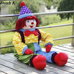 Doub K 85cm Circus clown dolls plush toys for children Appease doll Valentine's Day gifts sleep pillow Stage performance props