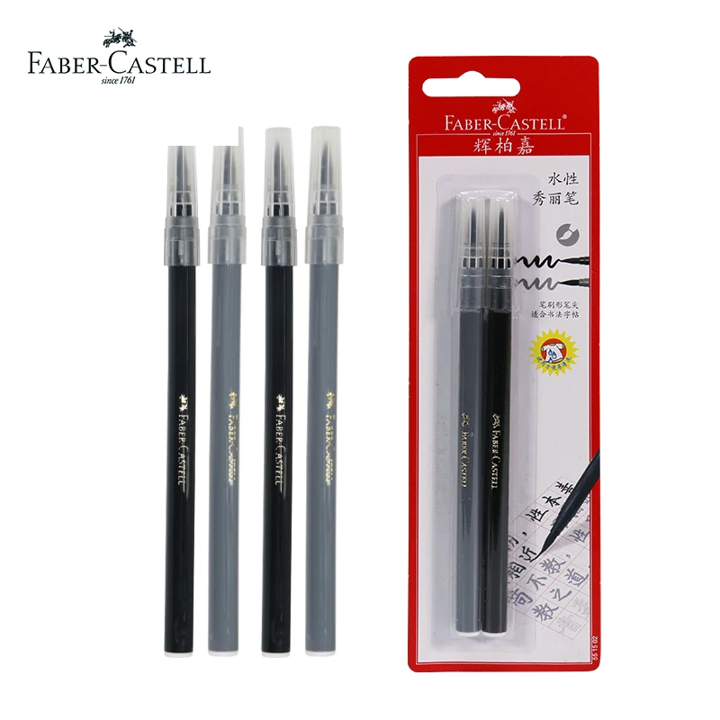 

Faber Castell Water Based Aquarell Calligraphy Brush Markers Soft Tip Draw Marker Set Water Soluble For Drawing And Writing