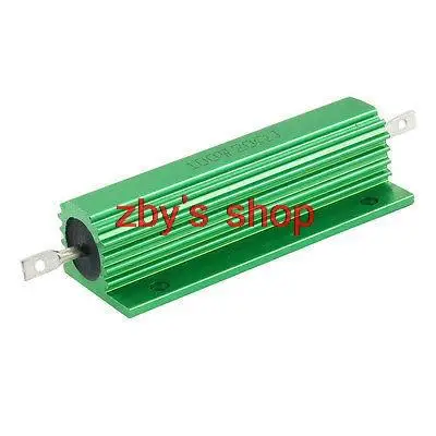 ติดตั้งแชสซี100วัตต์20 Ohm อลูมิเนียมเคสตัวต้านทานแบบลวดพันสีเหลืองหรือสีเขียวแบบสุ่ม