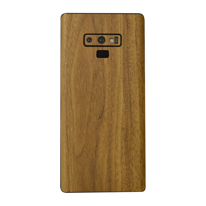 High Simulation Wood Grain Sticker Phone Back Sticker For SAMSUNG Galaxy S10 S9 Plus S8+ Note 9 8 5 S7 S6 Edge+S10e A750 A9 2018