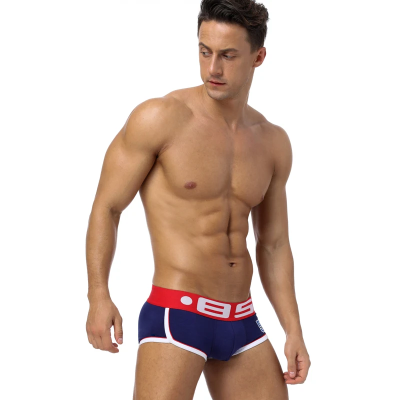 brand mens boxers cotton sexy men underwear mens underpants male panties shorts U convex pouch for gay B0068