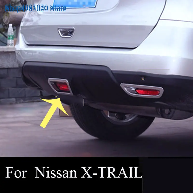 Car frame stick ABS Chrome cover trim back tail rear brake light lamp stick For Nissan X-trail xtrail T32/Rogue 2014 2015 2016