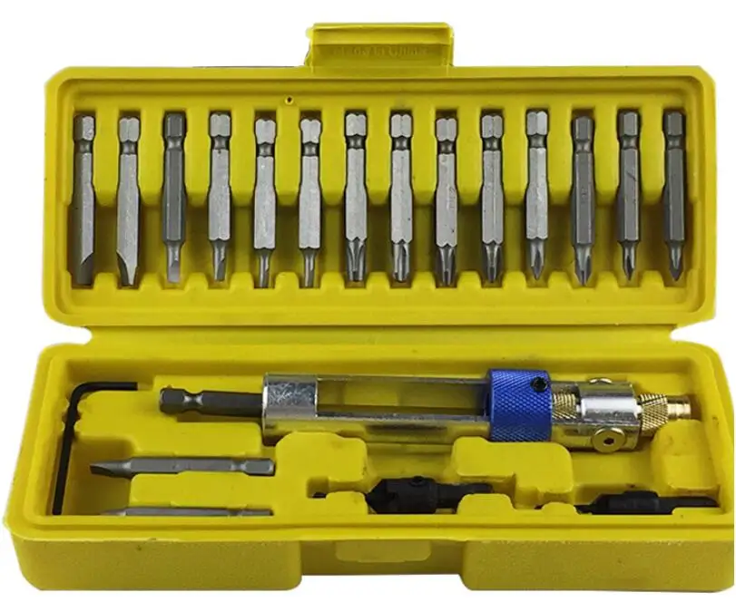 High-speed steel drill Batch head converter Wind batch double screwdriver 20pcs in one set PH0/PH1/PH2/PH3