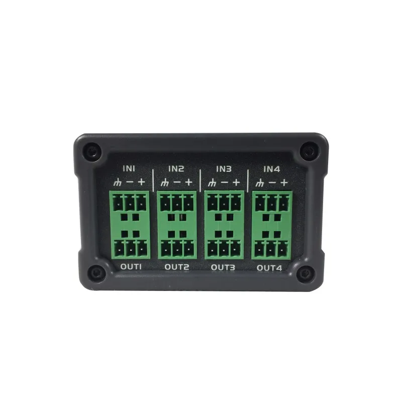 Ben & fellows 521017 dante 4 dentro e 4 fora conversor de áudio e transmissor com suporte de interface audinate 12vdc fonte de alimentação