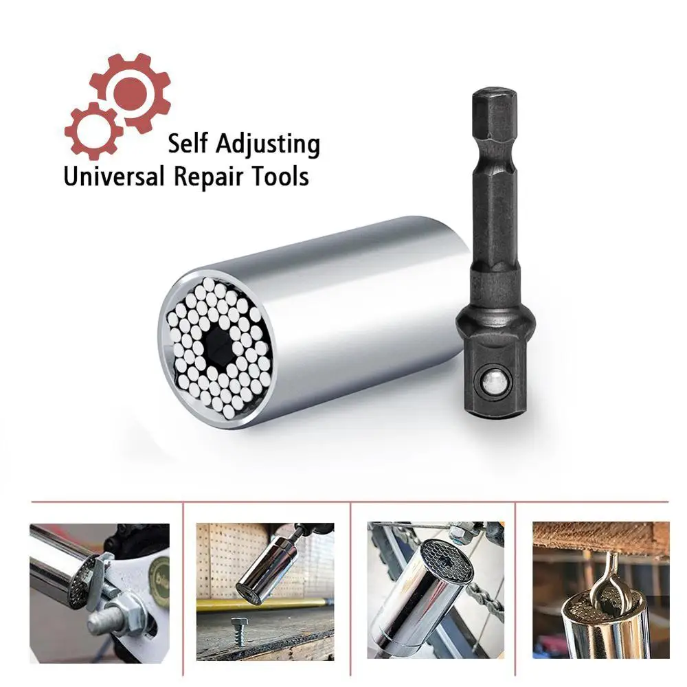 العالمي المقبس 2 قطعة/مجموعة العالمي قابل للتعديل عزم الدوران اسئلة المقبس وجع مجموعة المفك متعددة الوظائف أداة اليد مجموعة