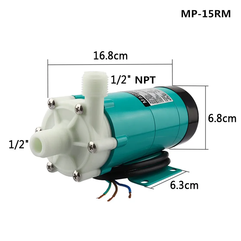 New MP-15RM Magnetic Drive Pump without plug ,1/2 \