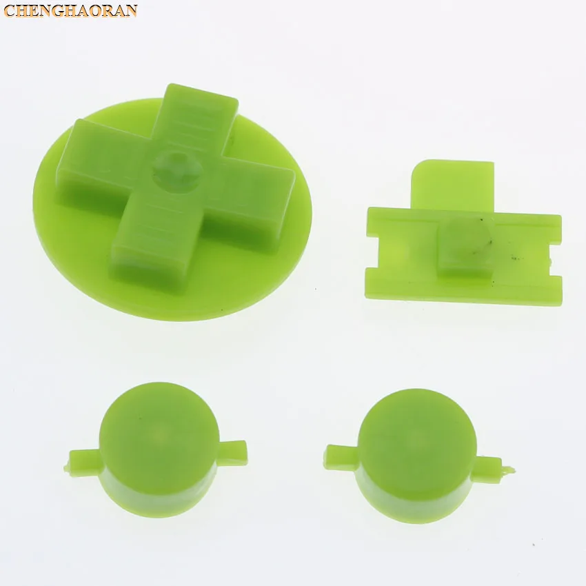 1 مجموعة أزرار استبدال ملونة ل Gameboy الكلاسيكية GB لوحات المفاتيح ل GB DMG DIY بها بنفسك ل Gameboy الصليب A B أزرار جانبية DMG 001