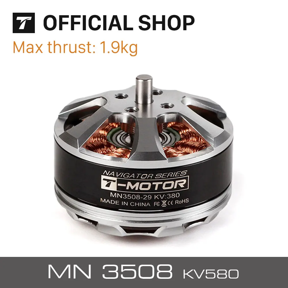 

T-motor Electric RC Model Part MN3508 KV580 Outrunner Brushless Radio Control Motor for Multirotor Copter