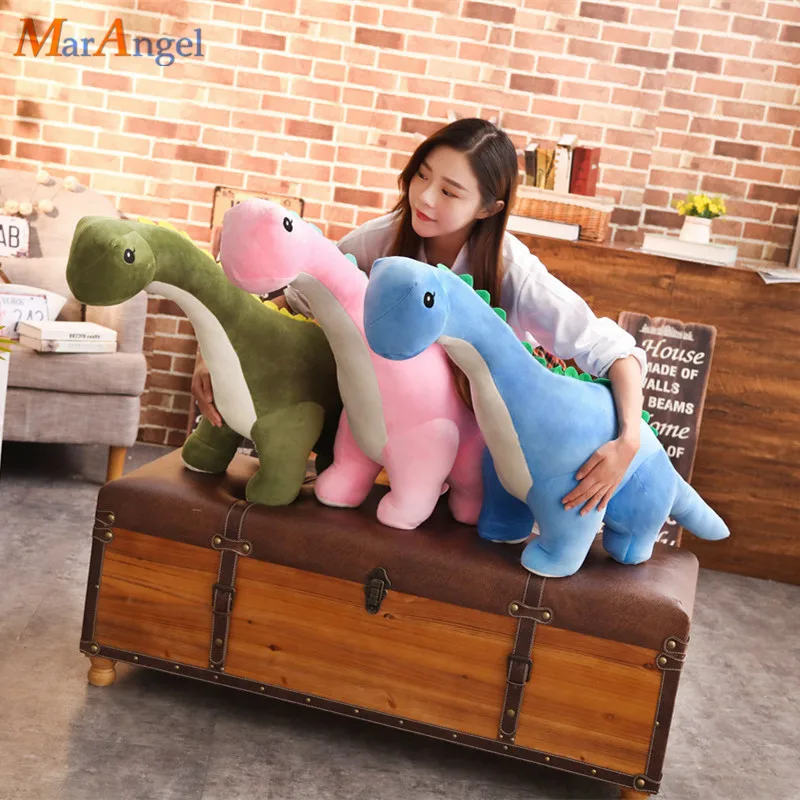 50-100cm Colorful Giant Dinosaur Plush Toys Stuffed Plush Tanystropheus Dolls Children Kids Gifts Birthday Christmas Brinqedos