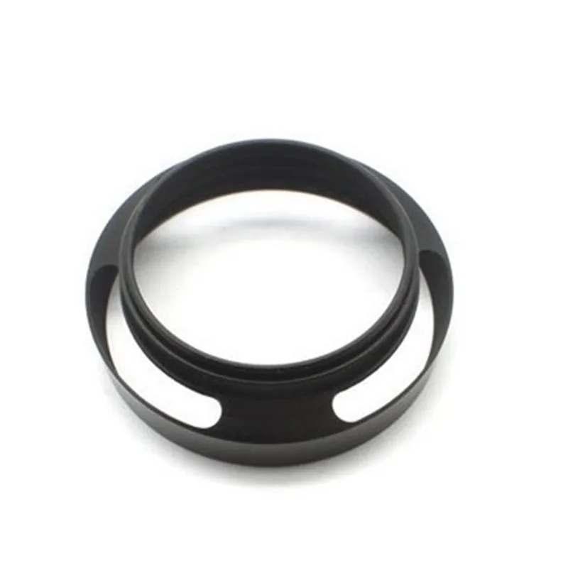 Бленда для объектива камеры 37-58 мм, металлическая полая крышка, черные бленды для объектива для Canon Nikon, бленда для зеркальной камеры Leica