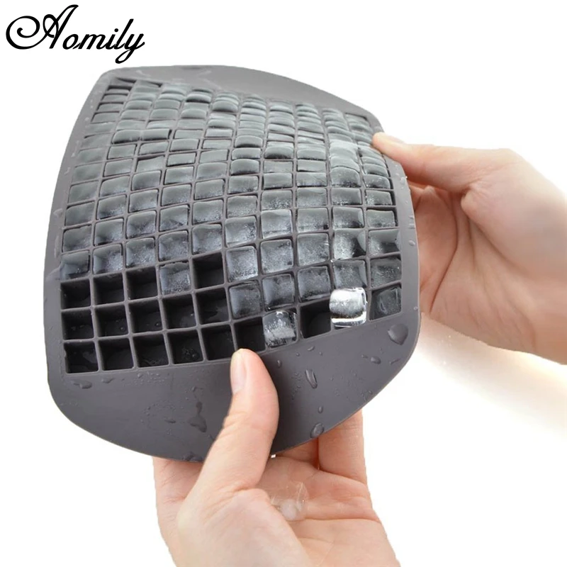 Aomily 160 Lattices Food Grade Silicon Bar Drink Whiskey Sphere Cubic Shape Ice Lattice Brick Cube Juice Wine Chocolates Tool