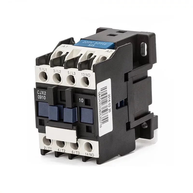 CJX2-0910 AC Contactor Electric Power Contactor Coil Voltage 380V 220V 110V 36V 24V LC1D 09 Din Rail Mounting