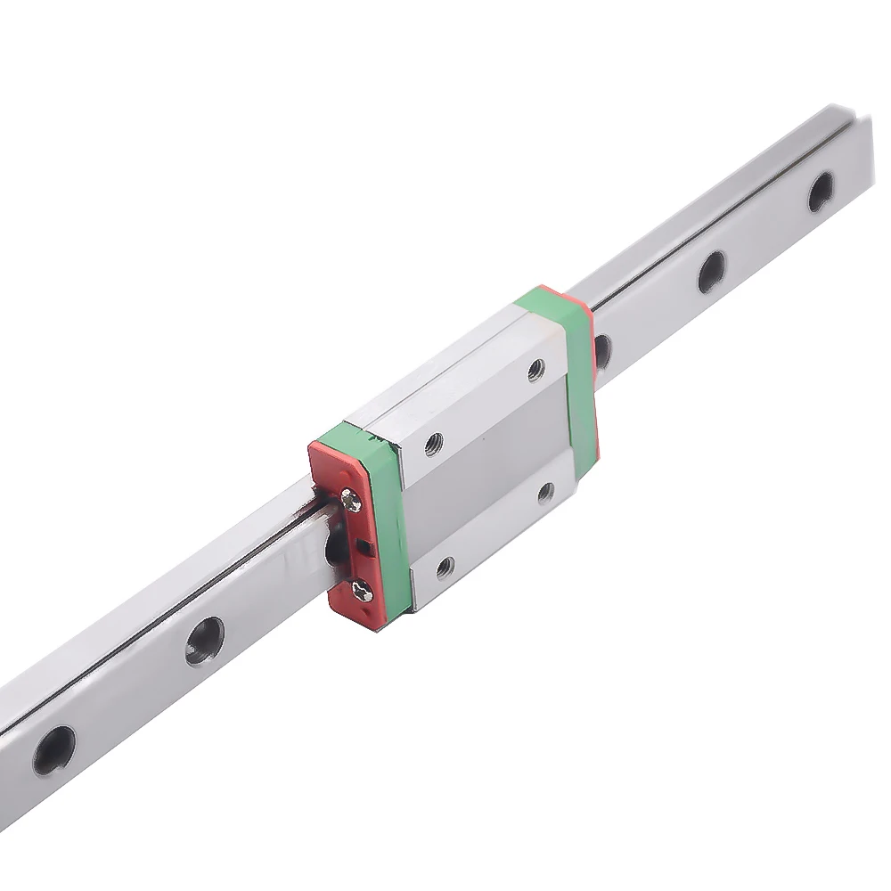 MGN MGN7 linear guide 100mm 150 300 350 400 450 500 600 800mm miniature linear rail slide 1pc MGN7 rail+1pc MGN7H Block 7C Block