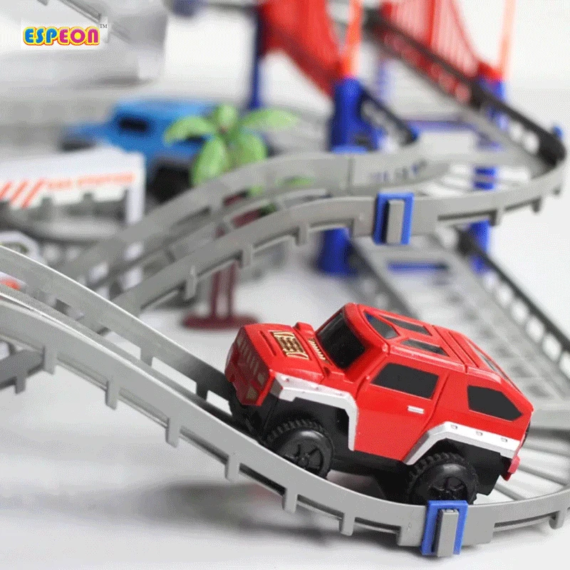 78-312PCS DIY Universal Accessories for Railway Magic Race Track Educational Rail Car Toy Racing Tracks Car Kids For Toys Gifts