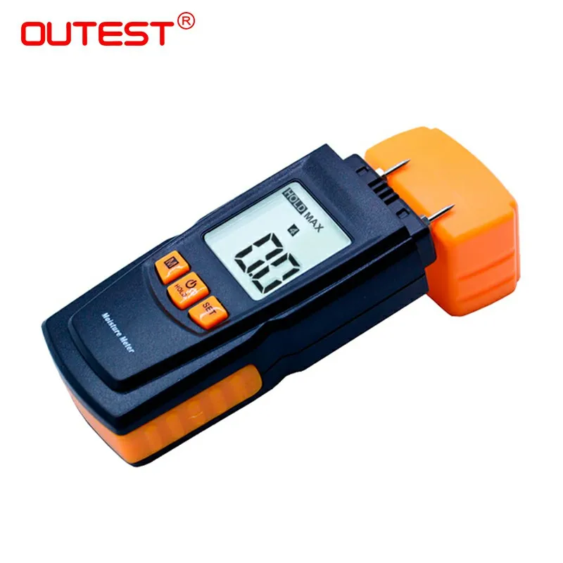 Digital LCD Display Wood Moisture Meter Humidity Tester Timber Damp Detector portable wood moisture meter GM605