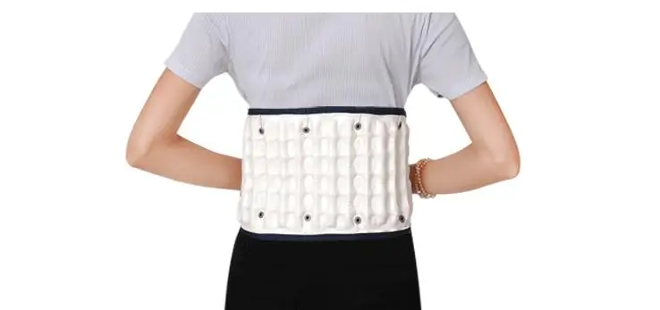 Body Relaxation Massager Back Belt Spinal Air Traction Physio Decompression Back Brace Back Pain Lower Lumbar Support