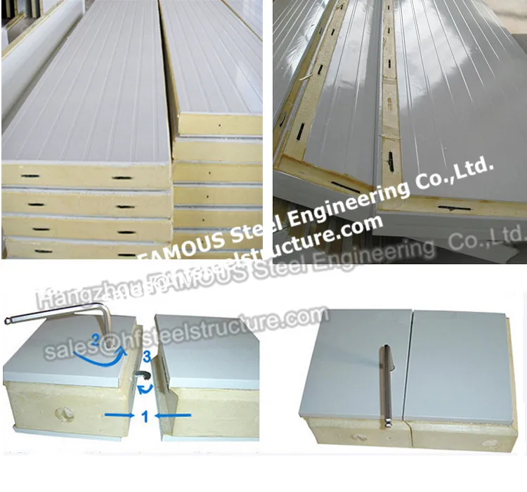 

use Polyurethane sandwich panels walk in refrigerator cost