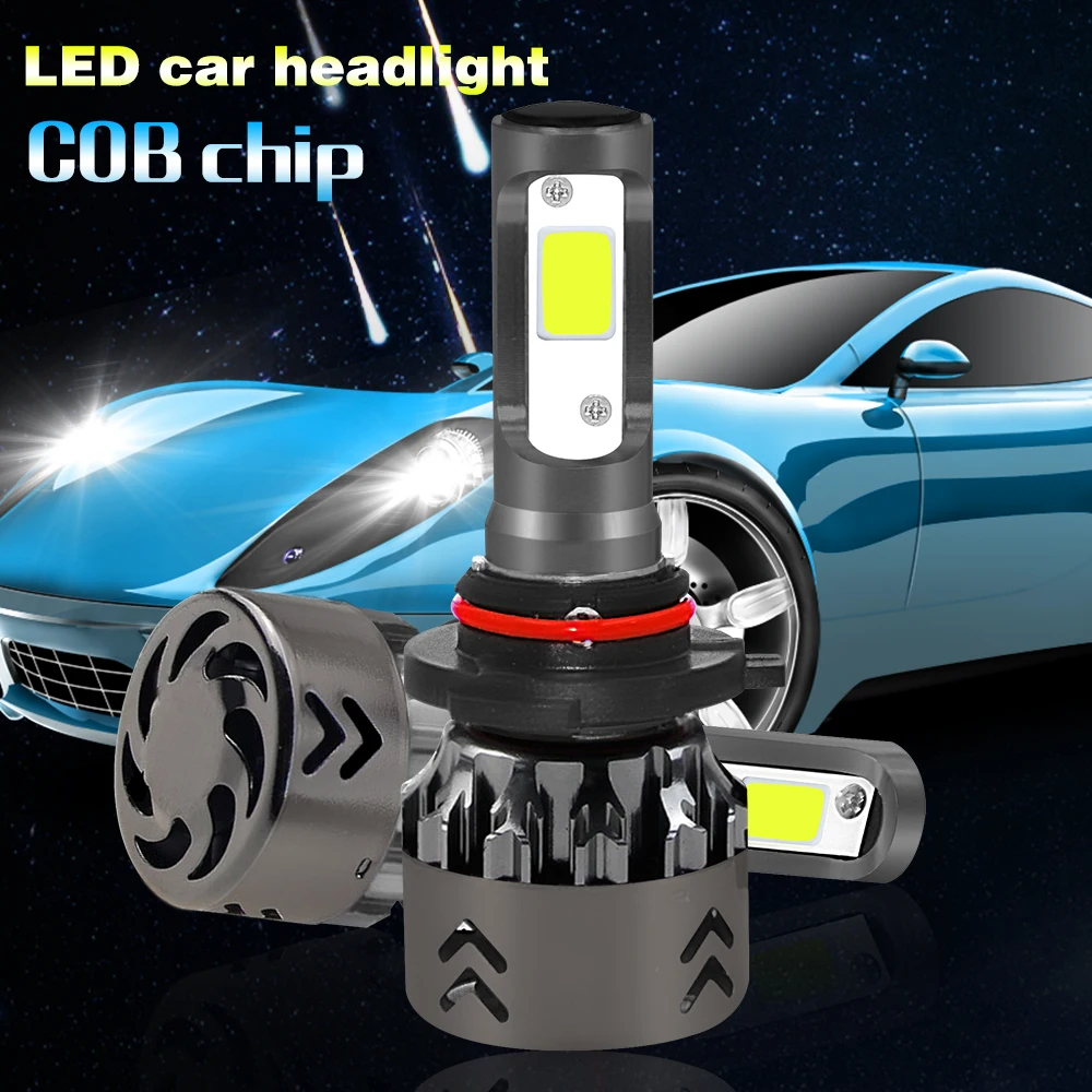 

mini6-HB3/9005/H10 lights ultra small size 60W 6000K white light COB highlight car headlight aluminum alloy military quality