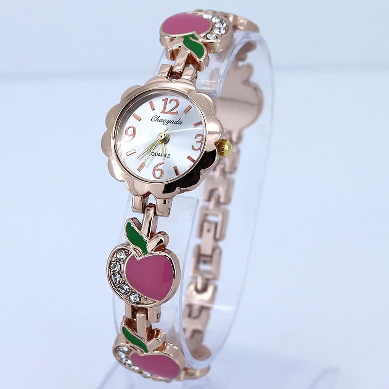 Drop shipping Brand New Fashion Alloy Watch Lady Women Girl Rose Gold Watches Quartz Sports Diamonds Casual Wristwatch