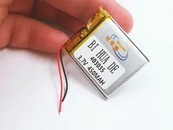 3.7V 450mAh 403035 Lithium Polymer Li-Po li ion Rechargeable Battery cells For Mp3 MP4 MP5 GPS PSP mobile bluetooth speaker