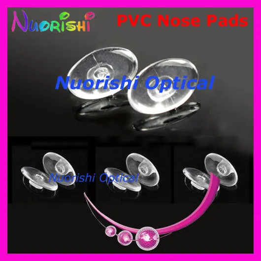 

PV06 glasses plastic nose pads 11mm Push-in type eyewear accessories free shipping