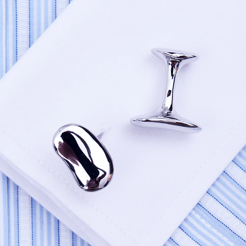 KFLK Jewelry shirt Peas cufflink for mens Brand  Cuff link Wholesale Novelty designer Buttons High Quality  guests