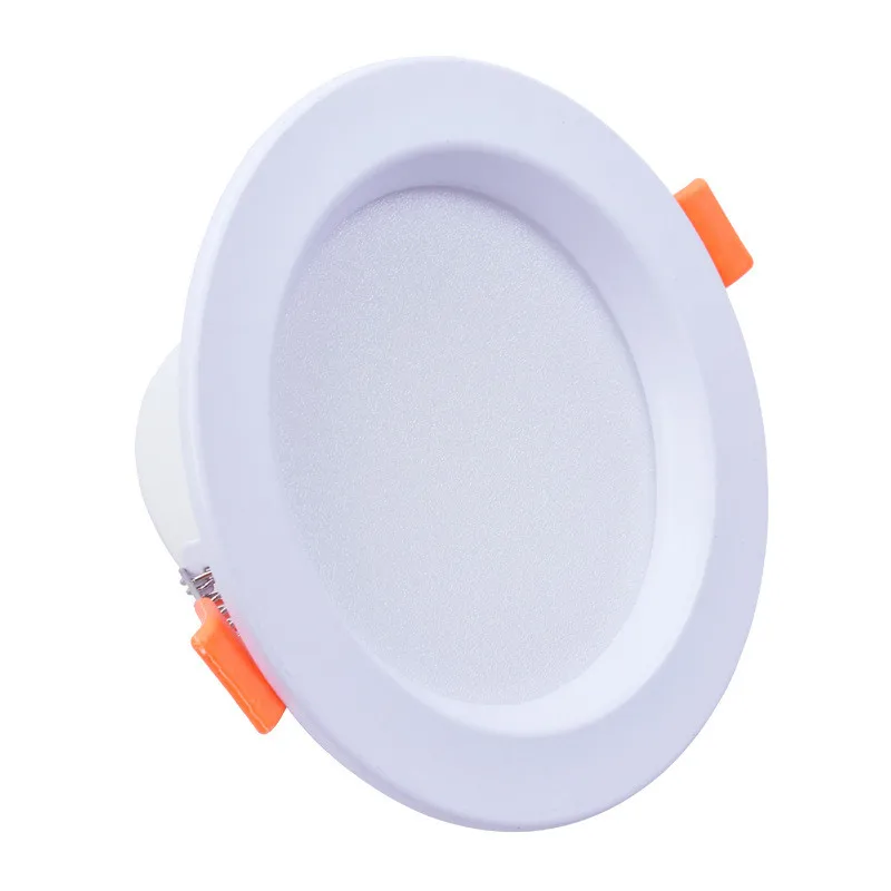 LED typu downlight 3w 5W 7w 9w 12w 18w 220V LED wpuszczone w sufit światło punktowe panel oświetlenia sufitowego okrągłe LED oświetlenie