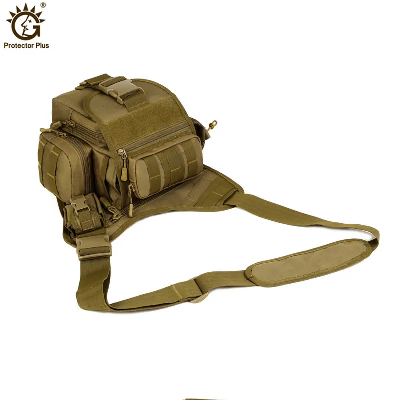 Multi-functional DSLR Camera Bag Army Messenger Men Handbag Casual Saddle Camouflage Shoulder Bags High Quality Nylon Pack
