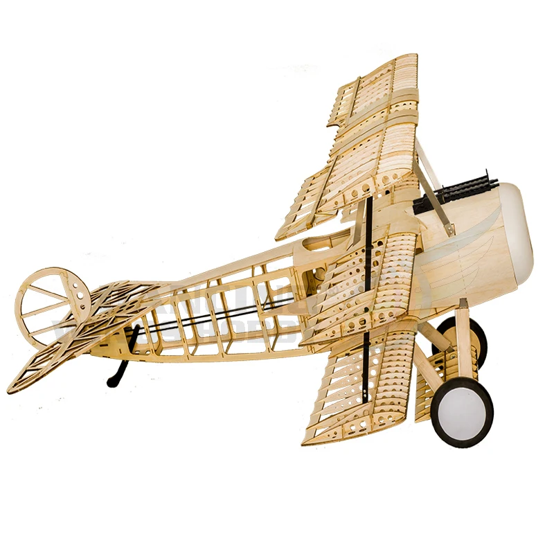 Classic Fokker Dr.I Balsa Wood Airplane 1.5M Laser Cut RC Plane Model Building Kit Electric&Gas Power Remote Control Aeroplane