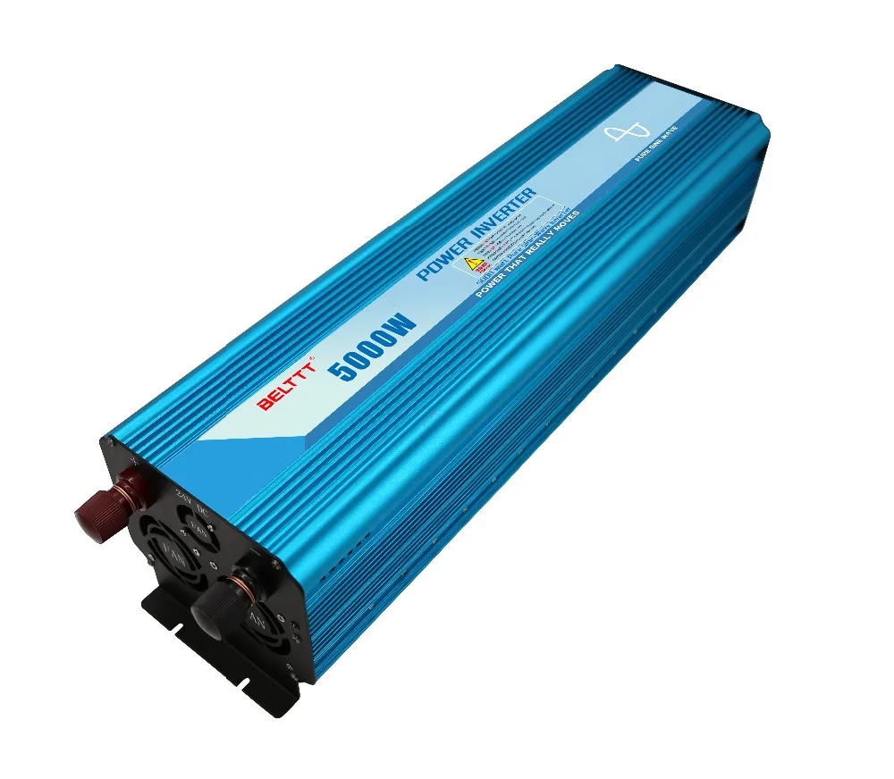 24V dc to 220v ac 5000w peak 10000w off gird inverter with LCD display ture sine wave