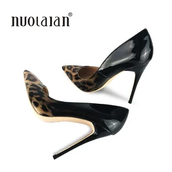 2018 Brand Women Pumps Sexy Leopard Shoes High Heels 12cm Women Shoes High Heel Party Wedding Shoes Wo Size 4-11