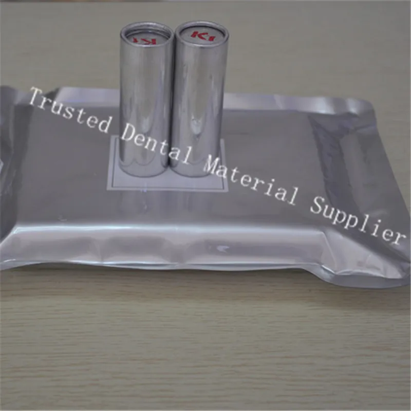 Top-sale 200 Pieces OD25.5 *77MM Medium Dental Materials Aluminum Cartridge Tube with Valplast Acrylic Flexible Resin Teeth Mold