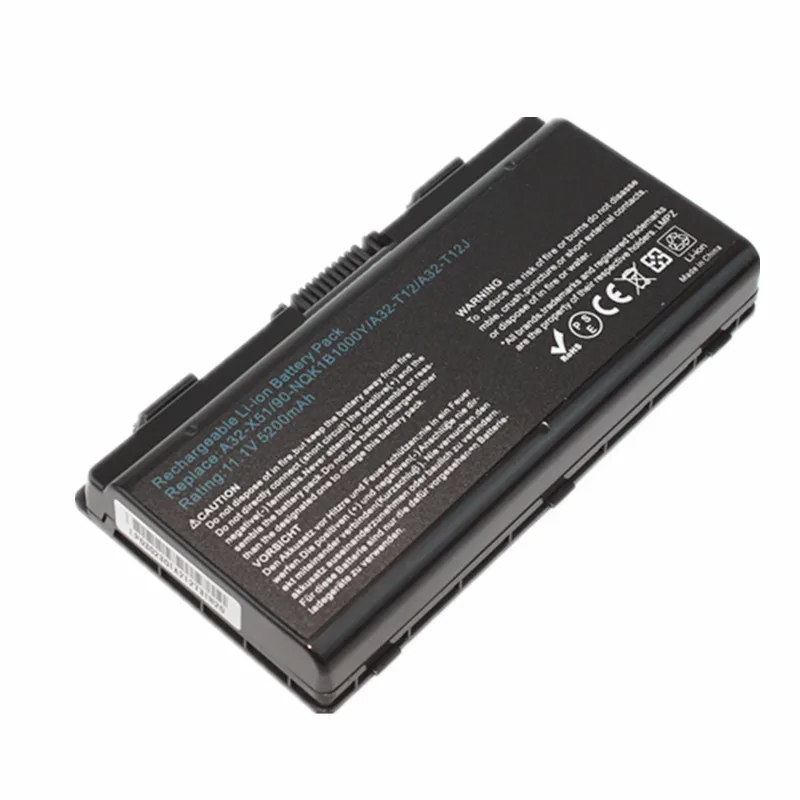 Laptop battery For Asus T12C T12Er T12Fg T12Jg T12Ug X51H X51L X51R X51RL X58 X58C X58L X58Le A31-T12 A32-T12 A32-X51