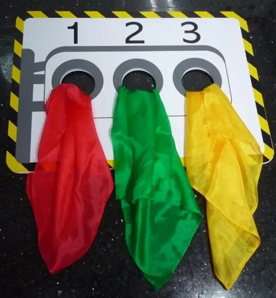 Stage Traffic Lights(Silk not included) Magic Tricks Stage Gimmick Props Illusion Accessories Silk Color Change in Hole Magia