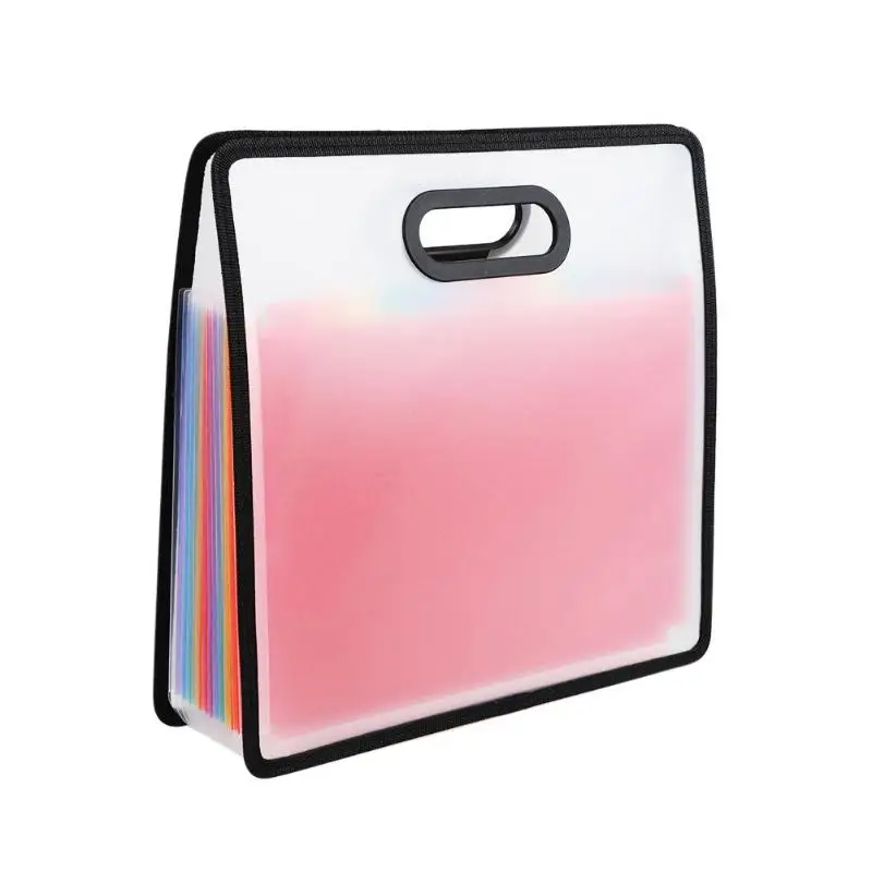 

MIRUI 12 Pocke Expanding Document File Folder Rainbow A4 Classification Test Papers Tool Bag Business School Office Supplies