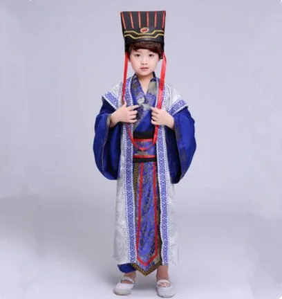 4 colori han fu per bambini han dynasty costumi per bambini antica cinese costume per ragazzi abbigliamento antico ministro cosplay