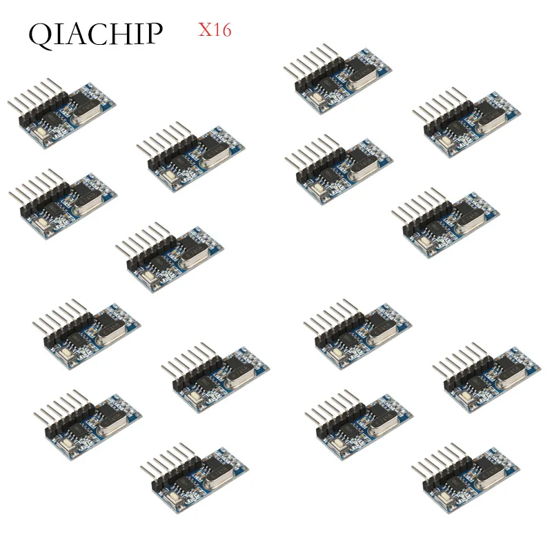 

16 Pcs 315Mhz Wireless Remote Control Switch 4CH RF Relay EV1527 Encoding Learning Module For Light Relay Receiver