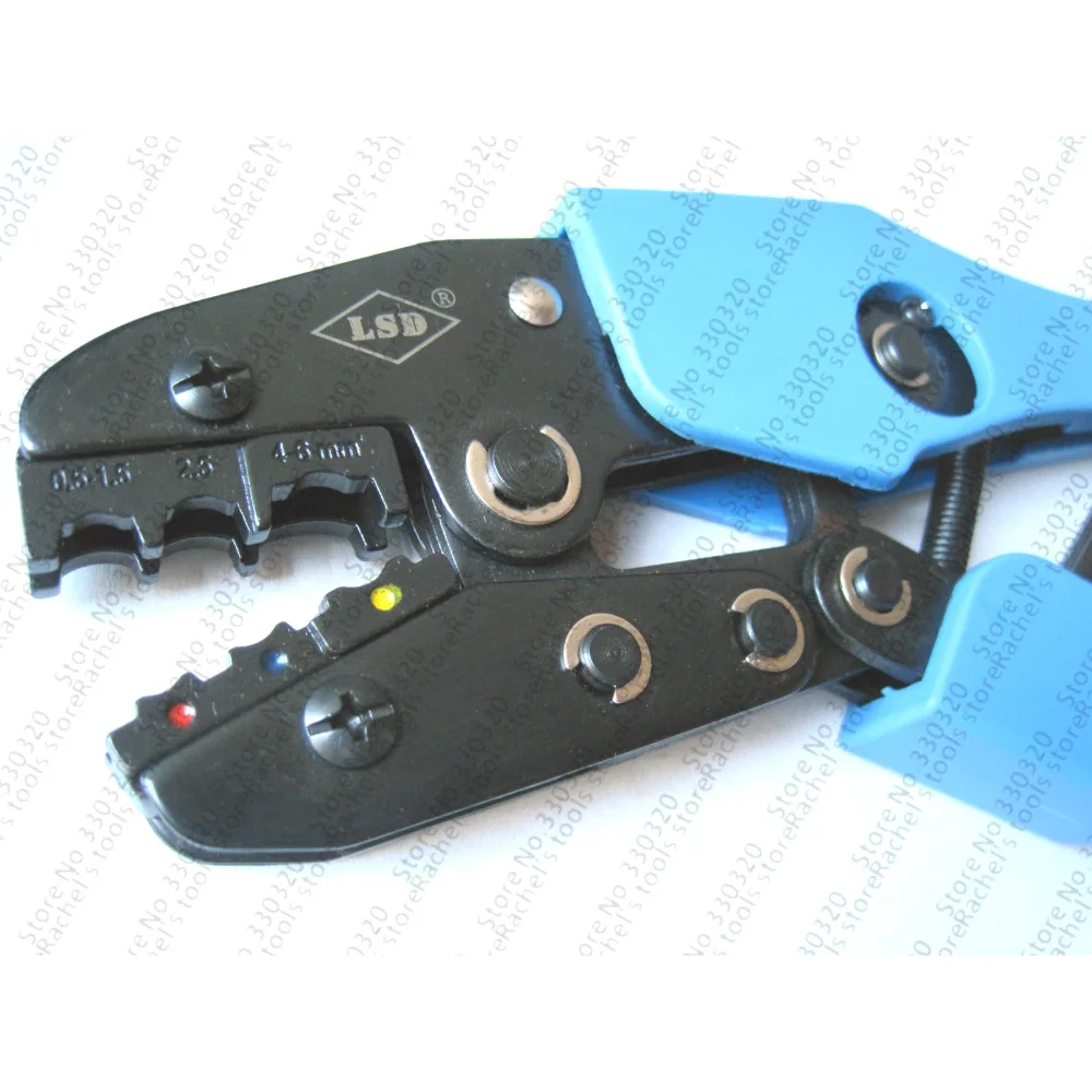 

Hand ratchet terminal crimping tools for crimp insulated connectors 0.5-6mm2 AN-03C