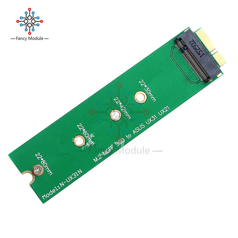M.2 NGFF SSD To 18 Pin Adapter Card SSD For Zenbook SSD Applied for Asus UX31 UX21