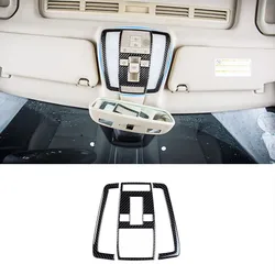 Carbon Fiber Car Roof Reading Lamp Cover Trim For Mercedes Benz C class W204 2007-2014 Dome Light Frame Decoration