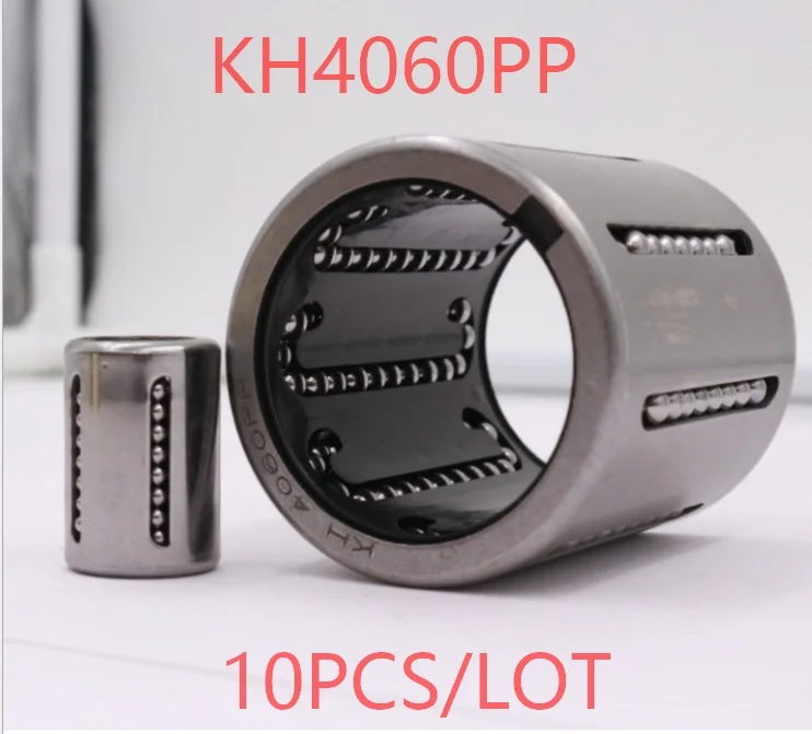 

10pcs/lot KH4060PP mini linear ball bearings pressing linear bushing cnc router parts40*52*60mm