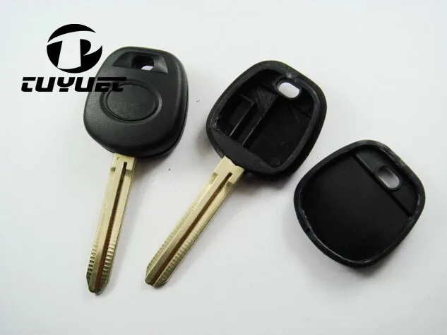 10 PCS/20 PCS Transponder Kosong Key Shell untuk Toyota Kasus Kunci Mobil Dengan TOY43 Pisau Dipotong