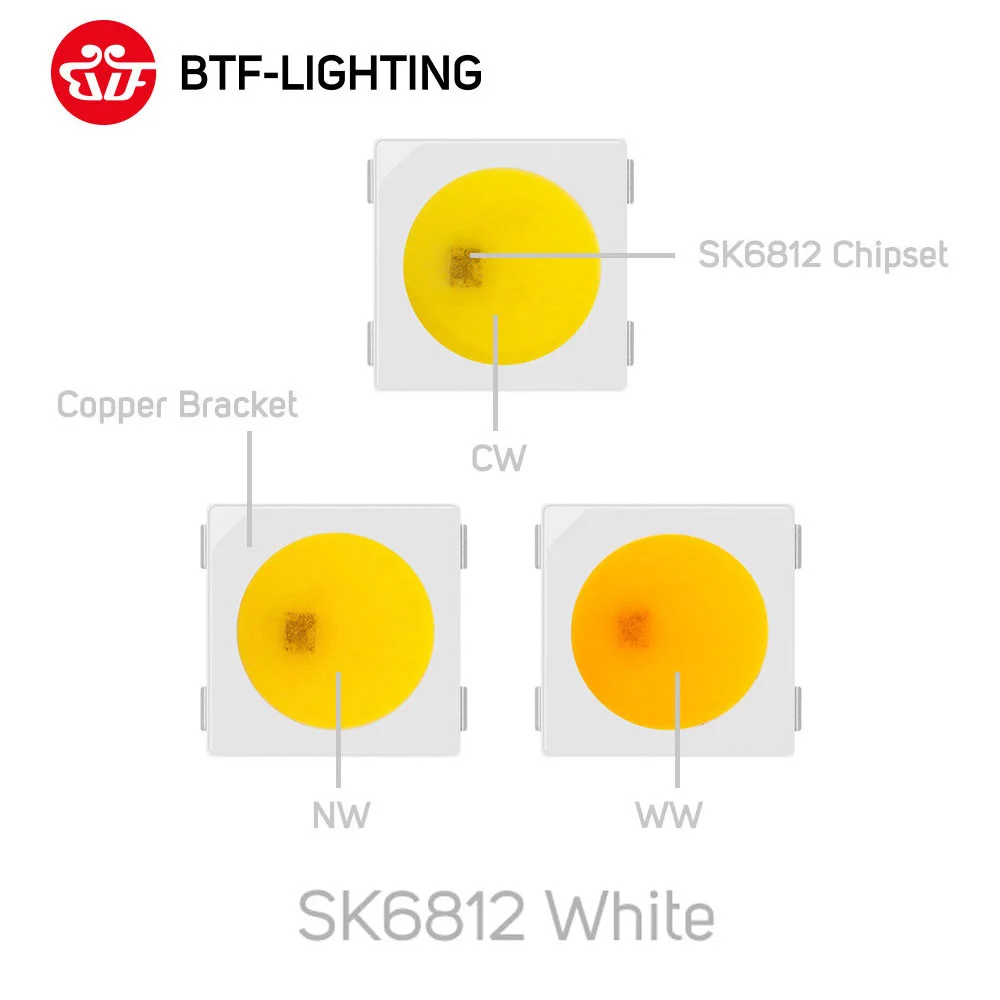 WS2812B SK6812 RGBW LED Chip Warm Natural Cool White WWA 3535 5050 4020 SMD SK9822 APA102 WS2813 RGB Individually Addressable