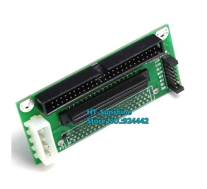 Wholesale SCSI SCA 80 Pin to 68 Pin to 50 Pin IDE Hard Disk Adapter Converter Card Module Board Card For Hard Disk 1pcs/lot