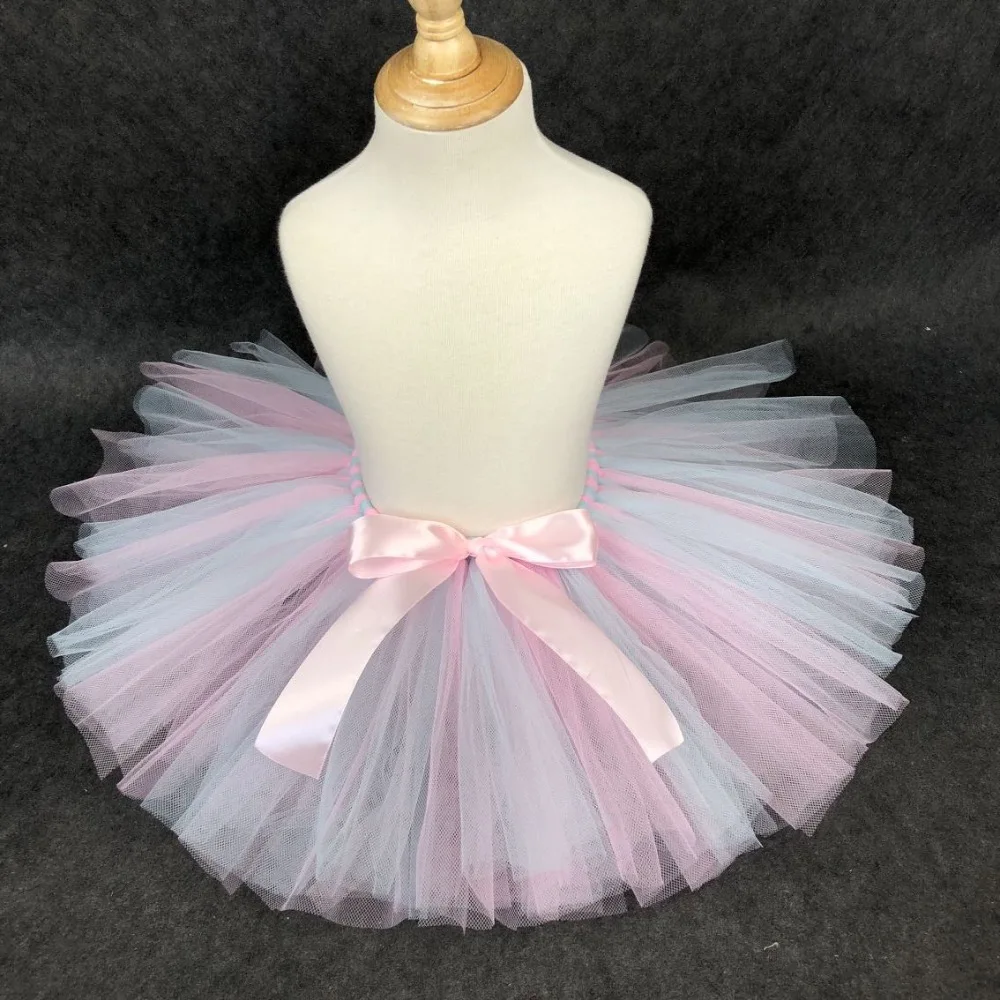 Girls Orange Tutu Skirts Baby Ballet Tulle Pettiskirt Dance Underskirts with Ribbon Bow Kids Halloween Party Costume Skirts