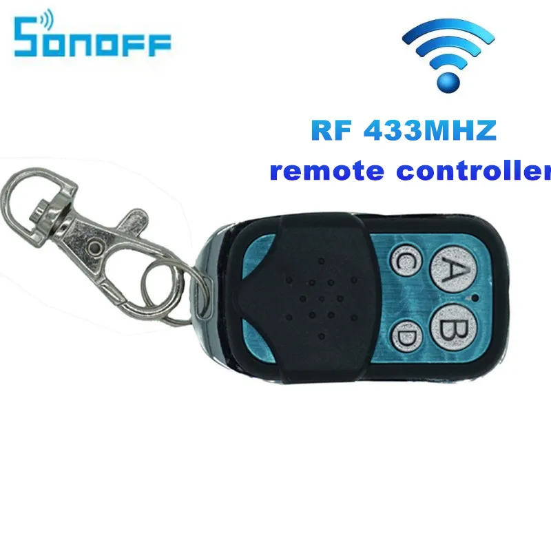 Sonoff 433MHz 4 Buttons Wireless Touch Remote Controller for Itead RF Switch 4CH Pro Electric Remote Key Fob Control